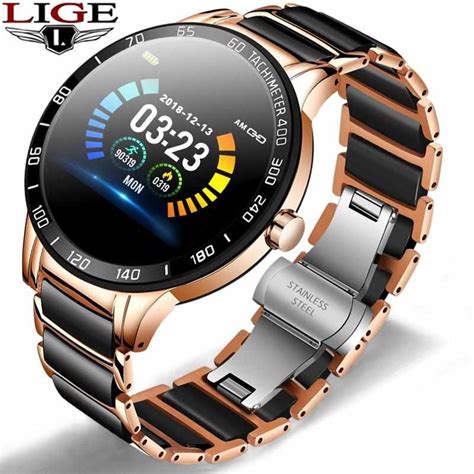 smart watch clone with steel band